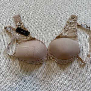 Natori Feathers Bra Padded - Color Cafe Size 34D - New With Tags